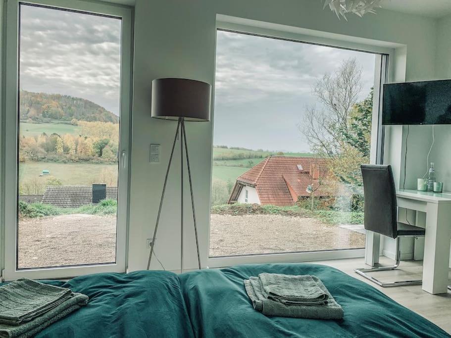 Modernes Doppelzimmer Friedewald Rhoenblick Eksteriør billede